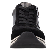 Load image into Gallery viewer, REMONTE - D0T23-03 - WEDGE SNEAKER/TRAINER - Black/Bronze (NEW IN)