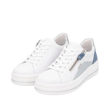 Load image into Gallery viewer, REMONTE - D1C01-84 - LACE UP TRAINER - White/Blue