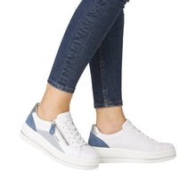 Load image into Gallery viewer, REMONTE - D1C01-84 - LACE UP TRAINER - White/Blue