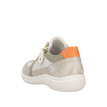 Load image into Gallery viewer, REMONTE - D1E06-80 - ZIP/LACE SHOE - Off-White/Green multi