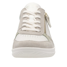 Load image into Gallery viewer, REMONTE - D1E06-80 - ZIP/LACE SHOE - Off-White/Green multi