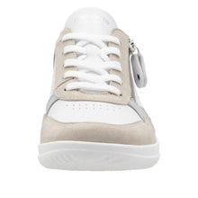 Load image into Gallery viewer, REMONTE - D1E06-81 - ZIP/LACE SHOE - Off-White/Blue multi