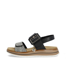 Load image into Gallery viewer, REMONTE - D1J53-02 - SANDAL  - Black/Cream