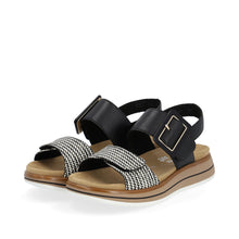 Load image into Gallery viewer, REMONTE - D1J53-02 - SANDAL  - Black/Cream