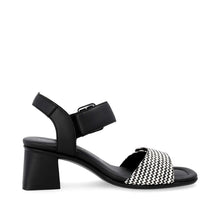 Load image into Gallery viewer, REMONTE - D1K51-03 - HEELED SANDAL - Black/Cream