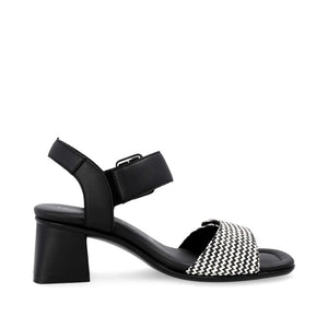 REMONTE - D1K51-03 - HEELED SANDAL - Black/Cream