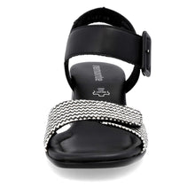 Load image into Gallery viewer, REMONTE - D1K51-03 - HEELED SANDAL - Black/Cream