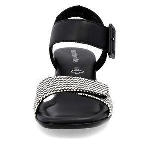 REMONTE - D1K51-03 - HEELED SANDAL - Black/Cream