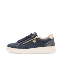 Load image into Gallery viewer, REMONTE - D2E00-14 - LACE UP/ZIP TRAINER - Navy