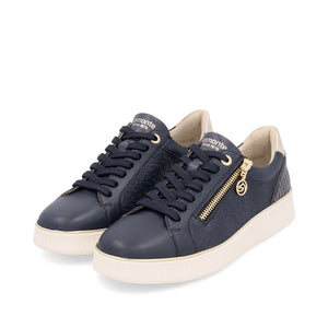 REMONTE - D2E00-14 - LACE UP/ZIP TRAINER - Navy