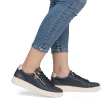 Load image into Gallery viewer, REMONTE - D2E00-14 - LACE UP/ZIP TRAINER - Navy