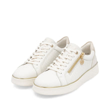 Load image into Gallery viewer, REMONTE - D2E00-80 - LACE UP/ZIP TRAINER - Off White