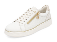 Load image into Gallery viewer, REMONTE - D2E00-80 - LACE UP/ZIP TRAINER - Off White