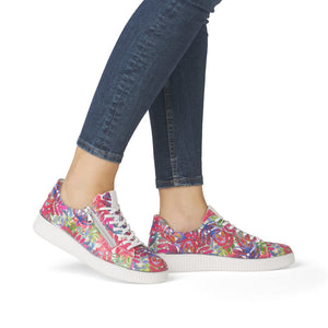 REMONTE - D2E02-90 - LACE UP/ZIP TRAINER - White Multi