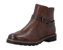 Load image into Gallery viewer, REMONTE - D2Q74-22 - ZIP ANKLE BOOT - Chestnut Brown (NEW IN)
