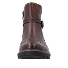 Load image into Gallery viewer, REMONTE - D2Q74-22 - ZIP ANKLE BOOT - Chestnut Brown (NEW IN)