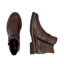 Load image into Gallery viewer, REMONTE - D2Q74-22 - ZIP ANKLE BOOT - Chestnut Brown (NEW IN)