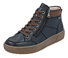 Load image into Gallery viewer, REMONTE - D2T70-14 - ZIP/LACE BOOT (Water Resistant) -  Navy Blue