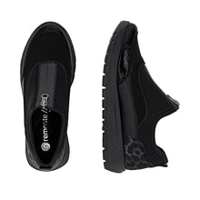 Load image into Gallery viewer, REMONTE - D2V01-04 - WEDGE ZIP SHOE - Black