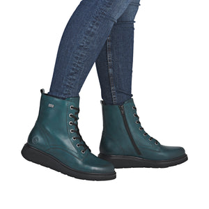 REMONTE - D3979-12 - CALF BOOT (Water Resistant) - Petrol