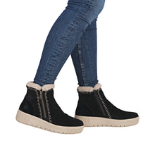 Load image into Gallery viewer, REMONTE - D3B70-03 - ZIP BOOT - Black/Beige