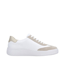 Load image into Gallery viewer, REMONTE - D3E00-80 - LACE UP/ZIP TRAINER - White/Beige/Pale Gold
