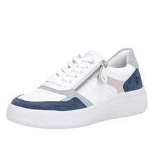 Load image into Gallery viewer, REMONTE - D3E05-80 - LACE UP/ZIP TRAINER - White/Blue/Rose