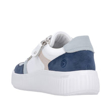 Load image into Gallery viewer, REMONTE - D3E05-80 - LACE UP/ZIP TRAINER - White/Blue/Rose