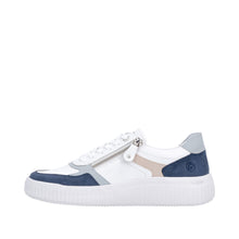 Load image into Gallery viewer, REMONTE - D3E05-80 - LACE UP/ZIP TRAINER - White/Blue/Rose