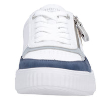 Load image into Gallery viewer, REMONTE - D3E05-80 - LACE UP/ZIP TRAINER - White/Blue/Rose