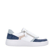Load image into Gallery viewer, REMONTE - D3E05-80 - LACE UP/ZIP TRAINER - White/Blue/Rose