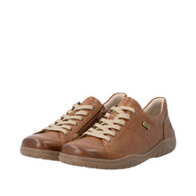 Load image into Gallery viewer, REMONTE - D3T00-24 - ZIP/LACE SHOE - Water Resistant - Tan (NEW IN)