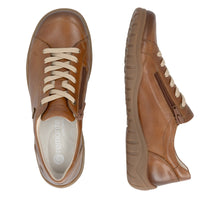 Load image into Gallery viewer, REMONTE - D3T00-24 - ZIP/LACE SHOE - Water Resistant - Tan (NEW IN)