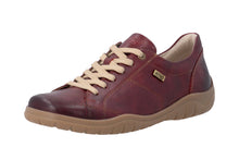 Load image into Gallery viewer, REMONTE - D3T00-35 - ZIP/LACE SHOE - Water Resistant - Wine (NEW IN)