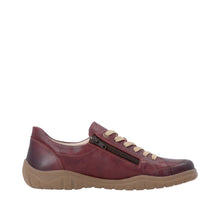 Load image into Gallery viewer, REMONTE - D3T00-35 - ZIP/LACE SHOE - Water Resistant - Wine (NEW IN)