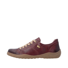 Load image into Gallery viewer, REMONTE - D3T00-35 - ZIP/LACE SHOE - Water Resistant - Wine (NEW IN)