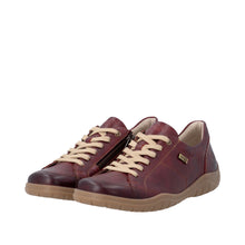 Load image into Gallery viewer, REMONTE - D3T00-35 - ZIP/LACE SHOE - Water Resistant - Wine (NEW IN)