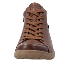 Load image into Gallery viewer, REMONTE - D3T70-24 - ZIP/LACE ANKLE BOOT - Water Resistant - Tan (NEW IN)