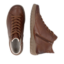 Load image into Gallery viewer, REMONTE - D3T70-24 - ZIP/LACE ANKLE BOOT - Water Resistant - Tan (NEW IN)