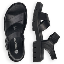 Load image into Gallery viewer, REMONTE - D7950-00 - SANDAL - Black