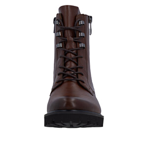 REMONTE - D8656-25 - LACE/ZIP BOOT (Water Resistant) - Brown