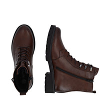 Load image into Gallery viewer, REMONTE - D8656-25 - LACE/ZIP BOOT (Water Resistant) - Brown
