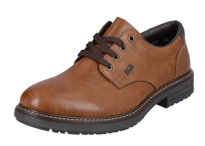 RIEKER - 33101-24 - LACE UP SHOE (Water Resistant) - Tan