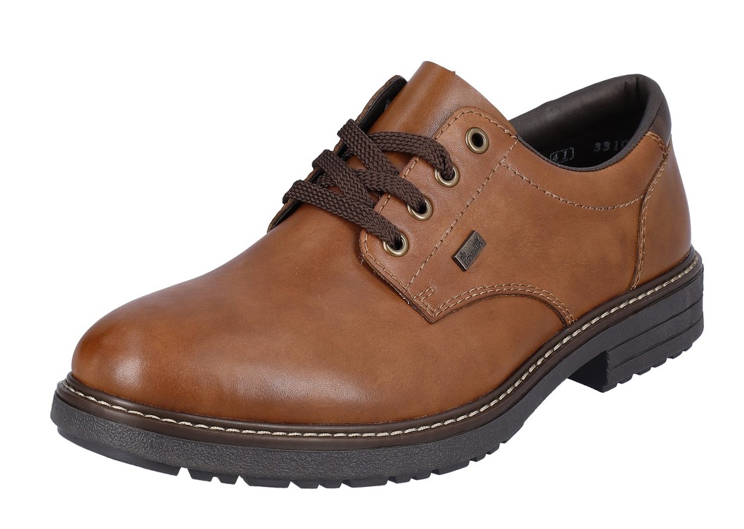 RIEKER - 33101-24 - LACE UP SHOE (Water Resistant) - Tan