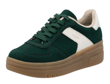 Load image into Gallery viewer, RIEKER - M7602-54 -  LACE UP SNEAKER TRAINER - Green/OffWhite