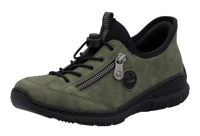 RIEKER - N3267-54 - SLIP ON TRAINER - Green