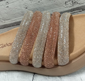 GABOR - (Abbott) - 43.752.82 - SLIP ON MULE - Gold/Bronze