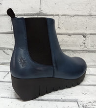 Load image into Gallery viewer, FLY London - VAZE177FLY - P145177004 - PULL ON WEDGE ANKLE BOOT - Navy Blue