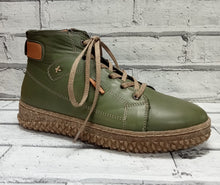 Load image into Gallery viewer, LYON - ZIP/LACE BOOT - GREEN