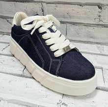 Load image into Gallery viewer, RIEKER ‘Evolution’ - W0501-14 - LACE UP TRAINER - Jeans/Off White